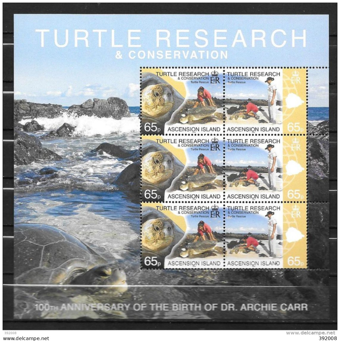 23 - ASCENSION - 990 à 991**MNH - Schildpadden