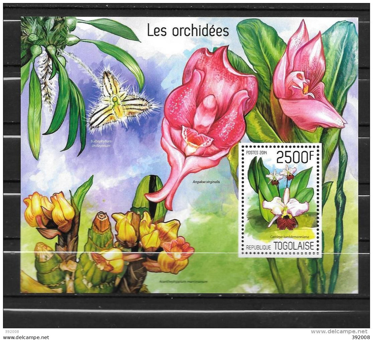 19 - TOGO - BF 832**MNH - Orchids