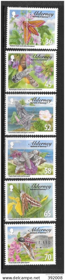 06 - AURIGNY - ALDERNEY - 404 à 409 - **MNH - Honeybees