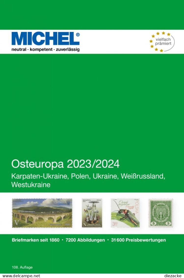 Michel Katalog Osteuropa 2023/2024 (E 15) Portofrei In Deutschland! Neu - Andere & Zonder Classificatie