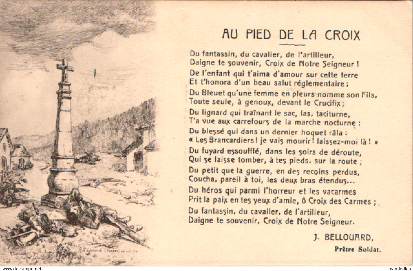 MILITARIA Lot De 13 Cartes-Sonnets Et Poésies Illustrées Militaria. Toutes Scannées Rectos-versos - Sammlungen & Sammellose