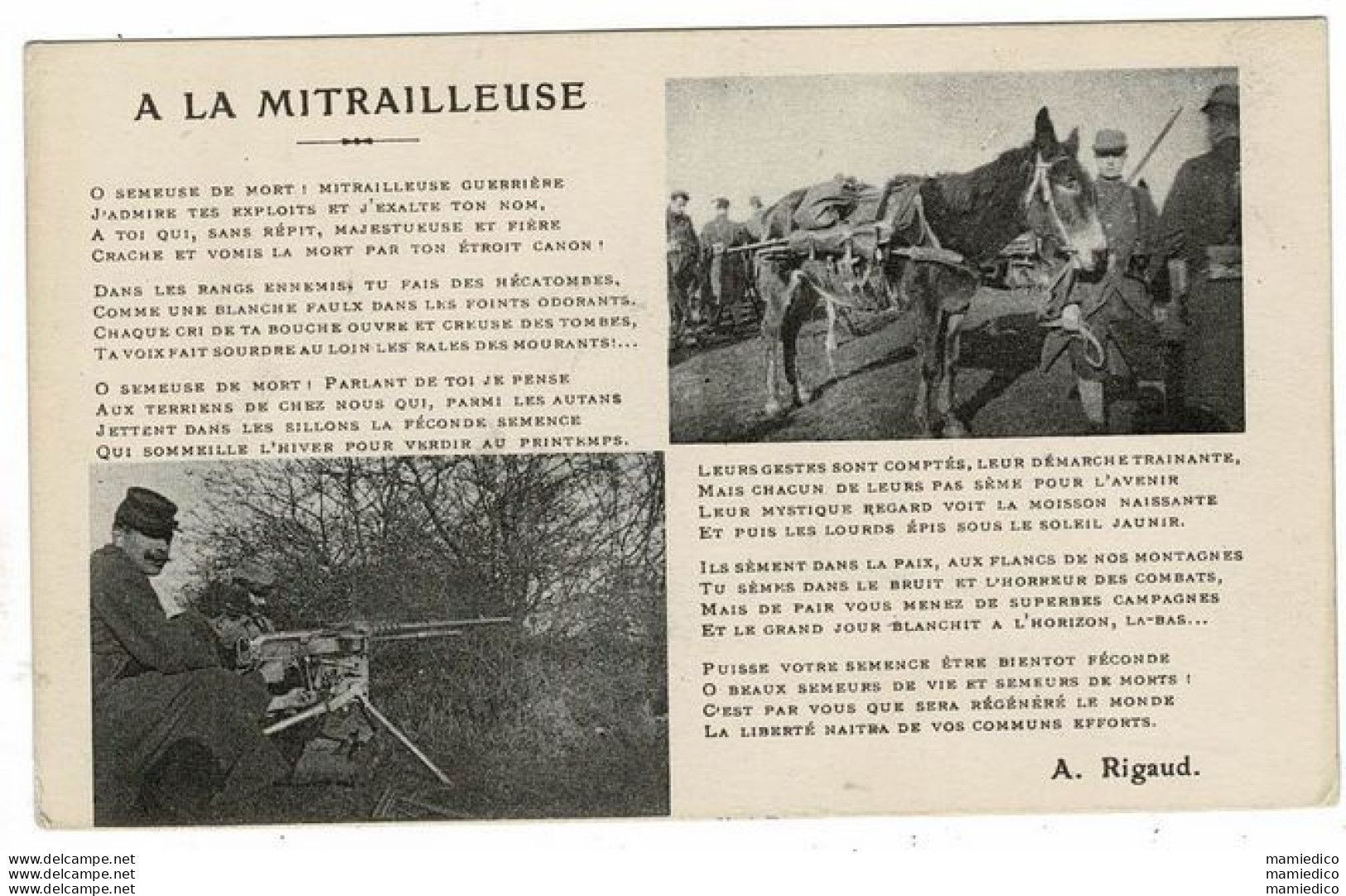 MILITARIA Lot de 13 Cartes-Sonnets et poésies illustrées militaria. Toutes scannées rectos-versos