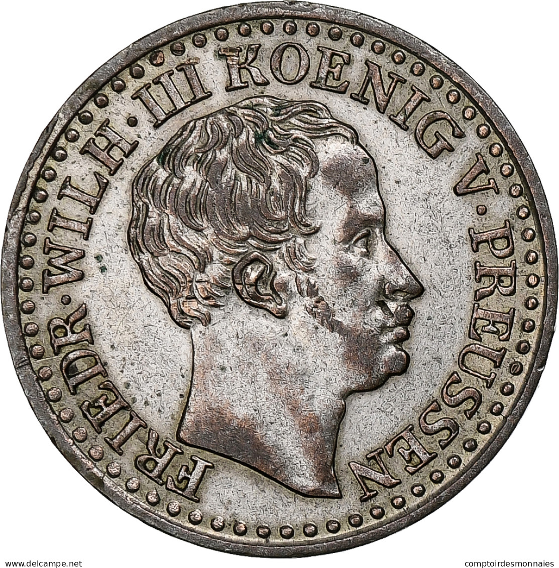 Allemagne, Friedrich Wilhelm III, Silber Groschen, 1826, Düsseldorf, Billon - Groschen & Andere Kleinmünzen