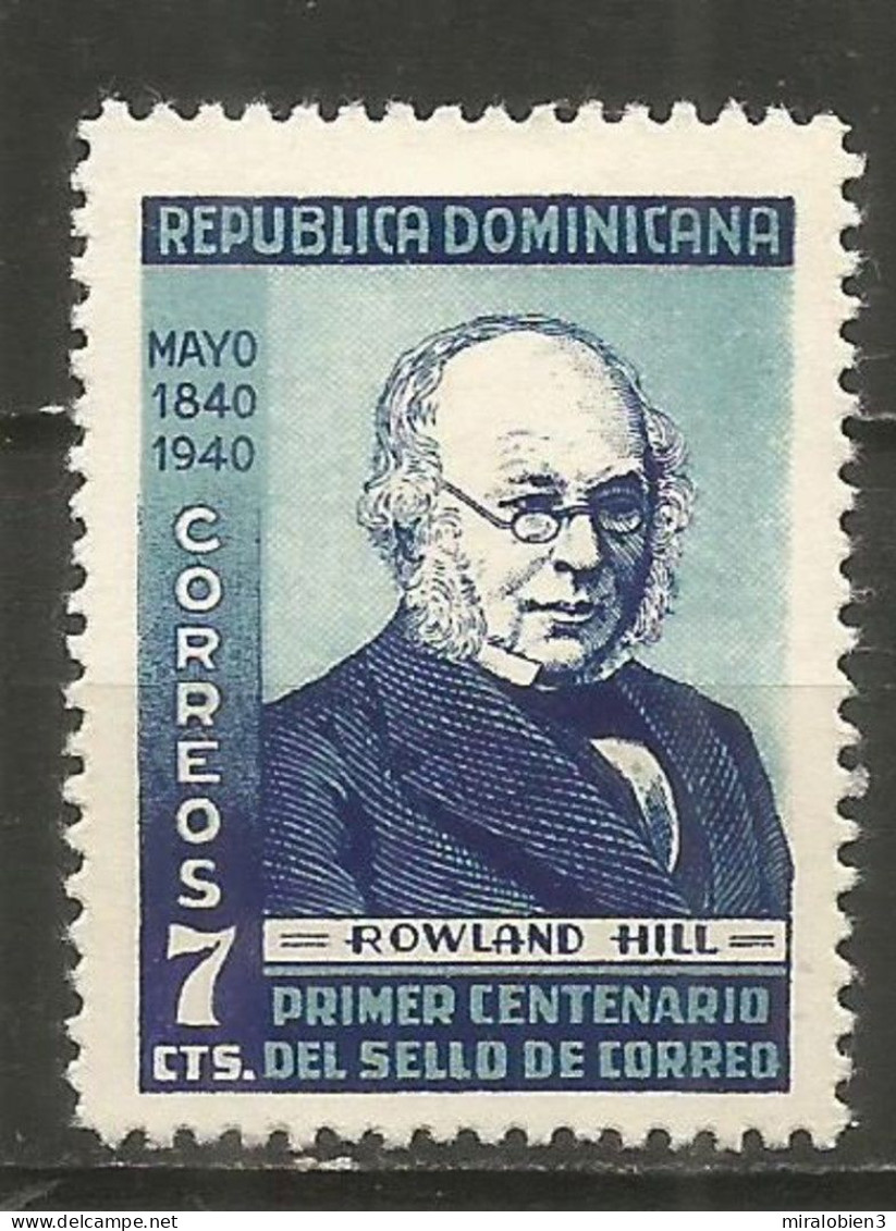 REPUBLICA DOMINICANA YVERT NUM. 335 * NUEVO CON FIJASELLOS - Dominicaine (République)