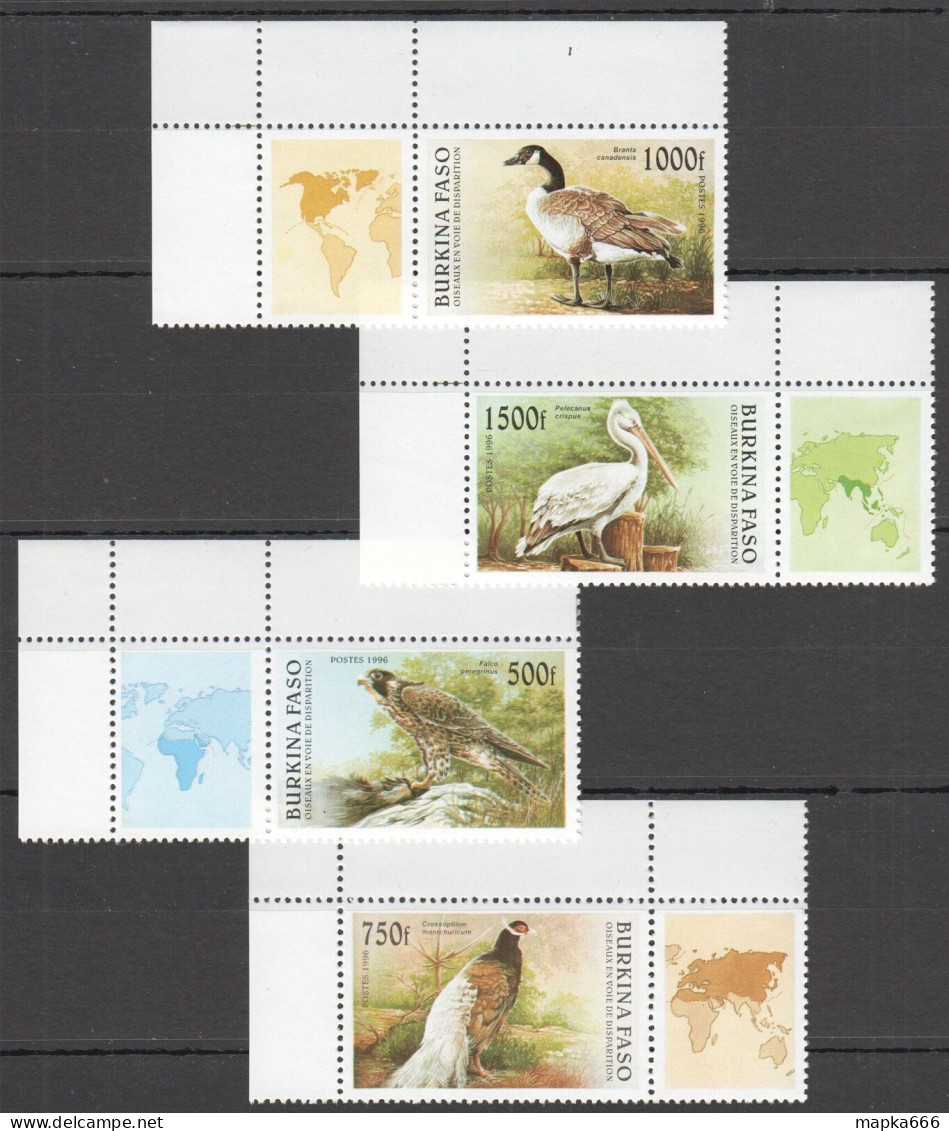 B0472 1996 Burkina Faso Fauna Birds 1Set Mnh - Sonstige & Ohne Zuordnung