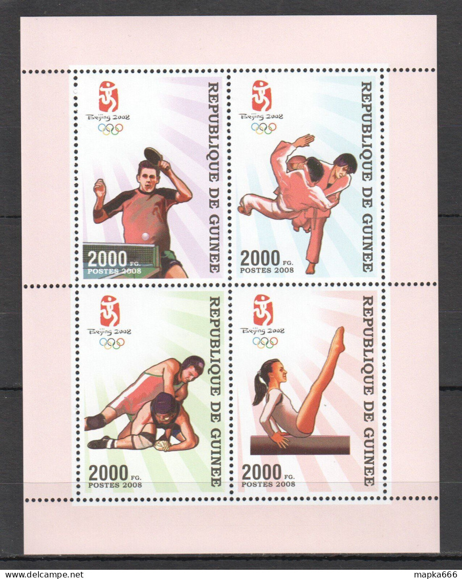 B0730 2008 Guinea Sport Olympic Games 2008 Beijing 1Kb Mnh - Other & Unclassified