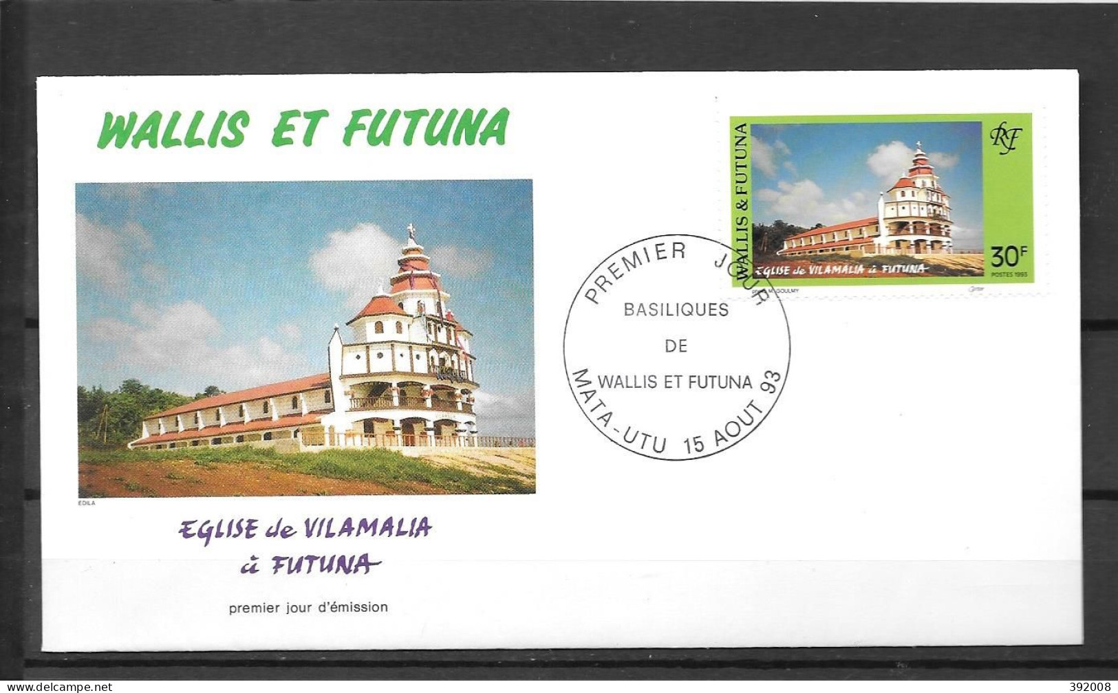 1993 - 456 - Eglise - 16 - FDC