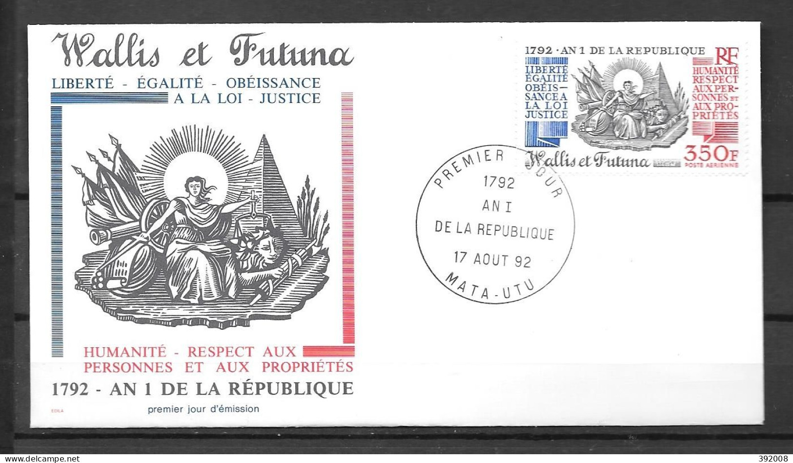 1992 - PA 175 - An I De La République - 17 - FDC