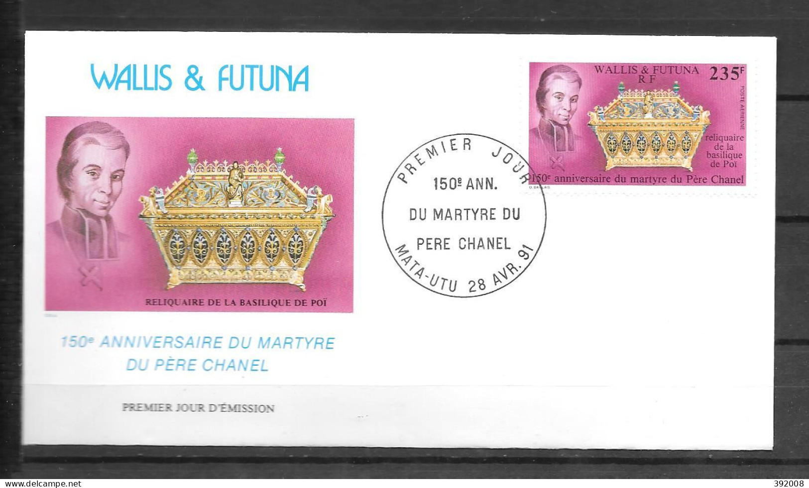 1991 - PA 178 - Père Chanel - FDC