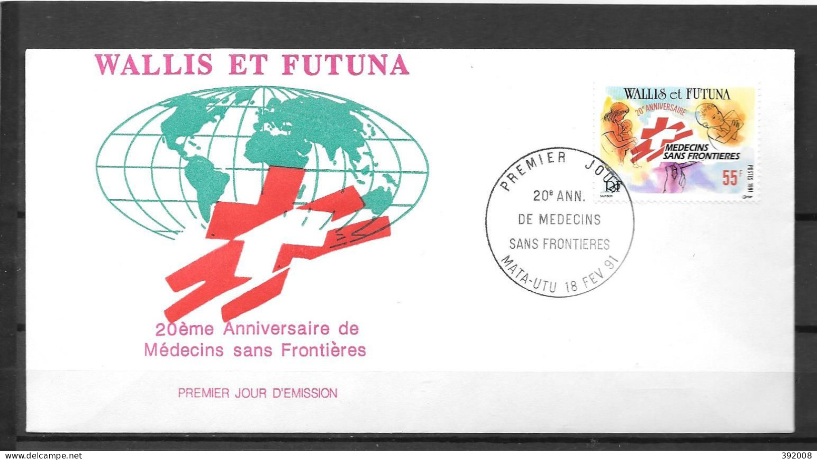 1991 - 407 - Médecins Sans Frontières - 13 - FDC