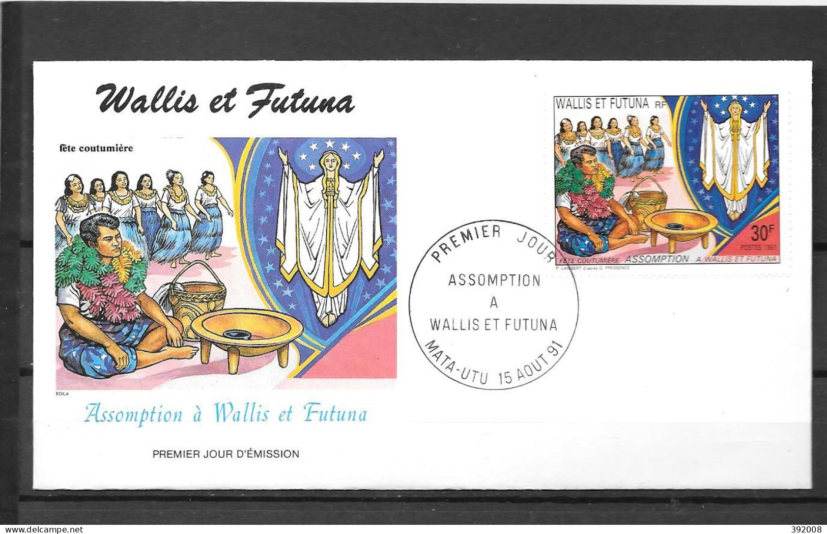 1991 - 415 - Assomption - 14 - FDC