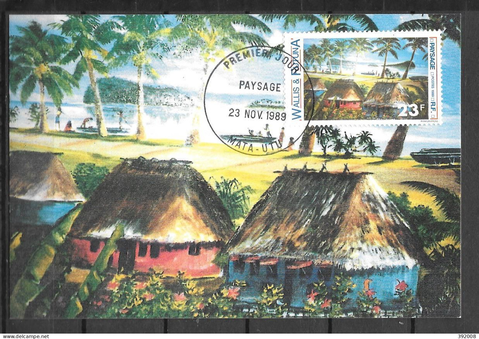 1989 - 392 - Paysages - 12 - Maximumkarten