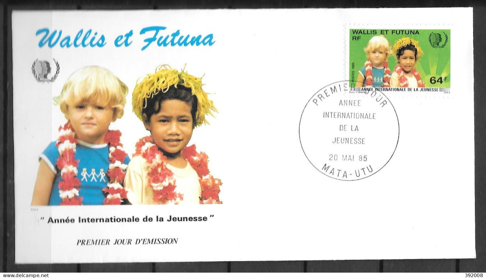 1985 - 331 - Année De La Jeunesse - 12 - FDC