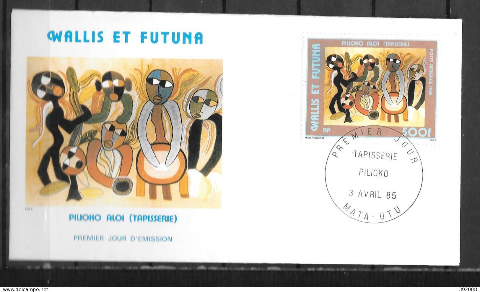 1985 - PA 143 - Tapisserie - 12 - FDC