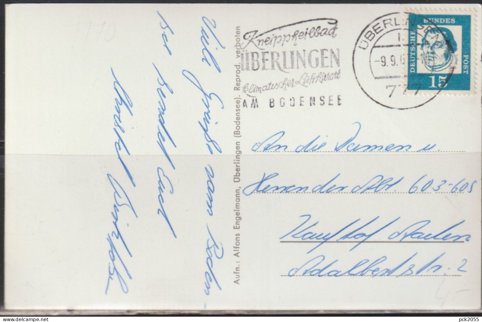 ÜBERLINGEN - Der Überlingersee (Bodensee) Mehrbildkarte - Gelaufen 1961 ( AK4919 )  Günstige Versandkosten - Ueberlingen