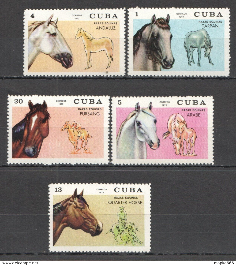 B1494 1972 Fauna Farm Animals Horses 1Set Mnh - Other & Unclassified