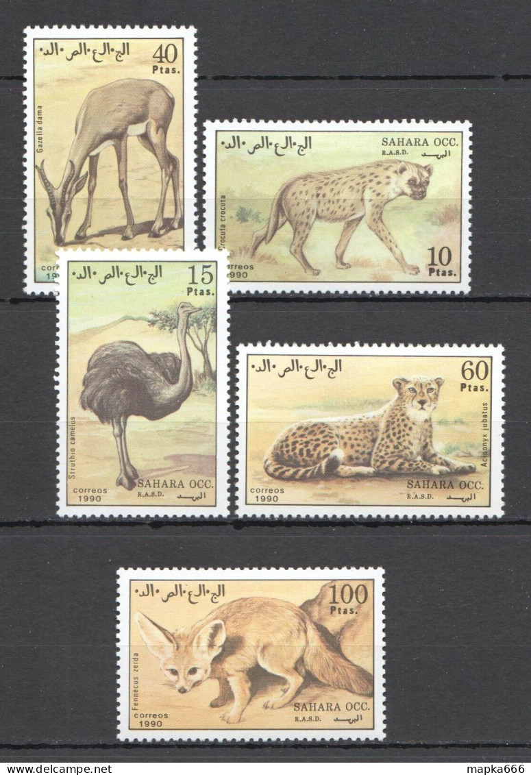 Oz0228 1990 Sahara Fauna Wild Animals Birds Mnh - Sonstige & Ohne Zuordnung