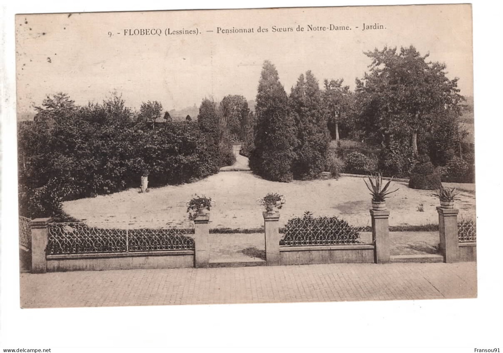 Flobecq Pensionnat Des Soeurs De Notre Dame Jardin - Vloesberg