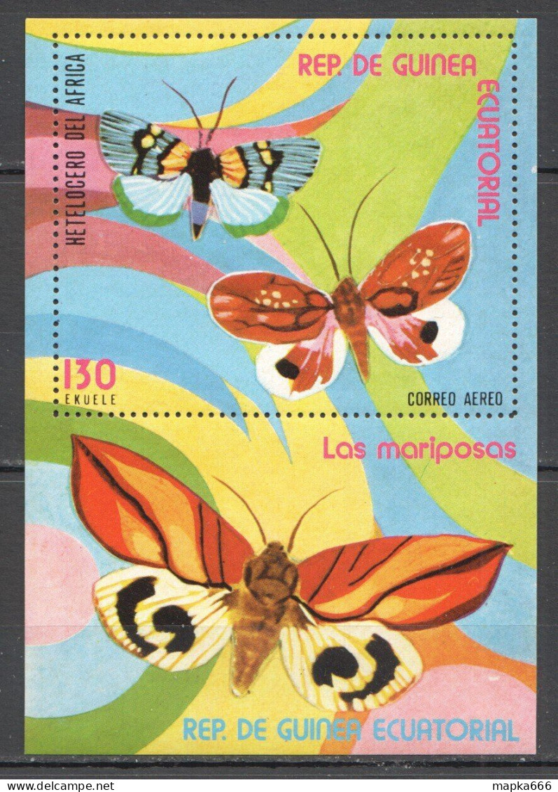 Wb183 Guinea Ecuatorial Butterflies Fauna Bl Mnh - Vlinders