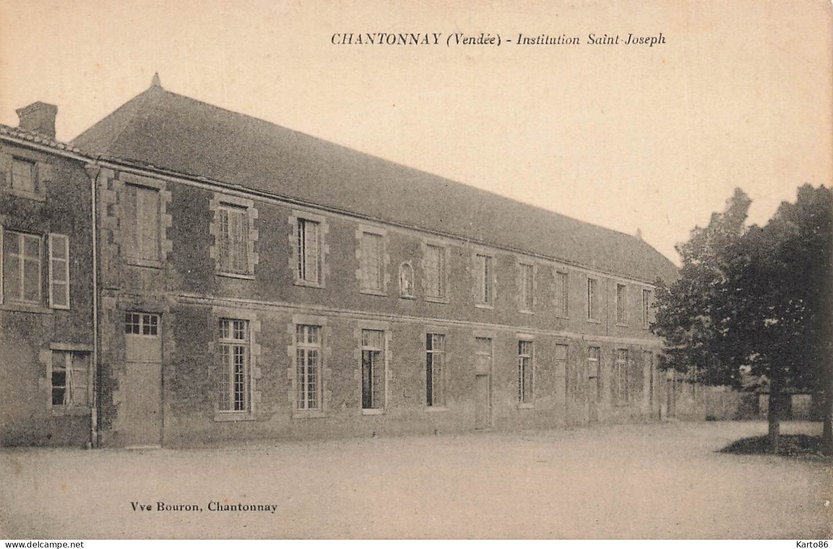 Chantonnay * Institution Saint Joseph * école Groupe Scolaire - Chantonnay