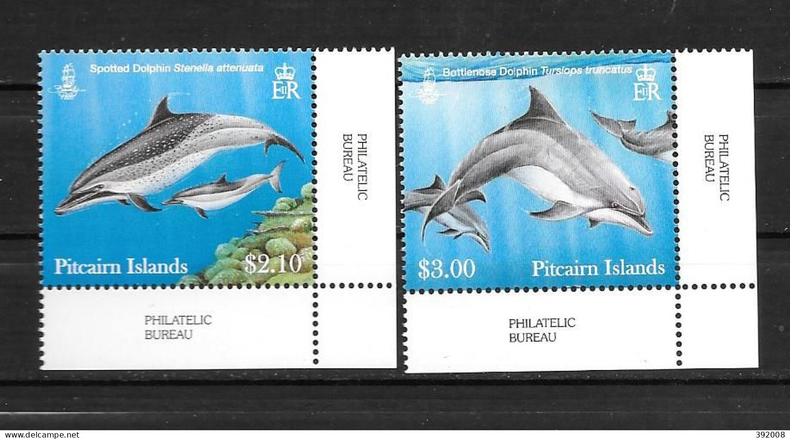 PITCAIRN - 2012 - 774 à 775 **MNH - Dolphins