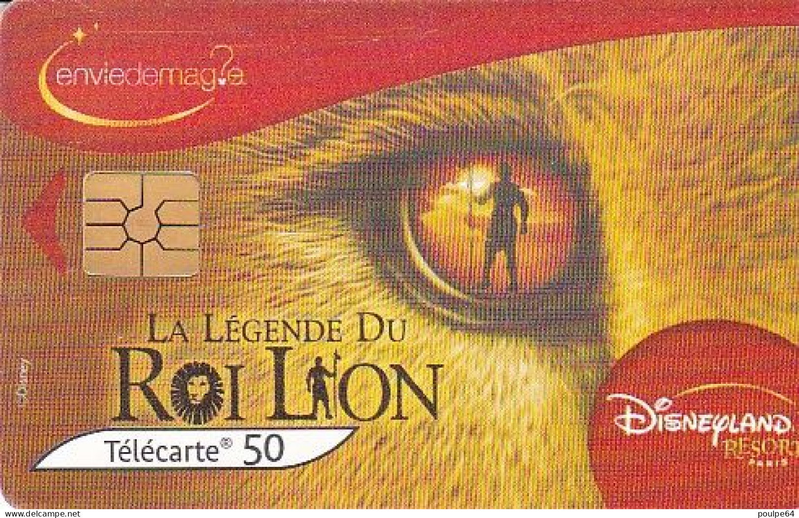 F1335   07/2004 - DISNEY - LE ROI LION - 50 GEM1 - 2004