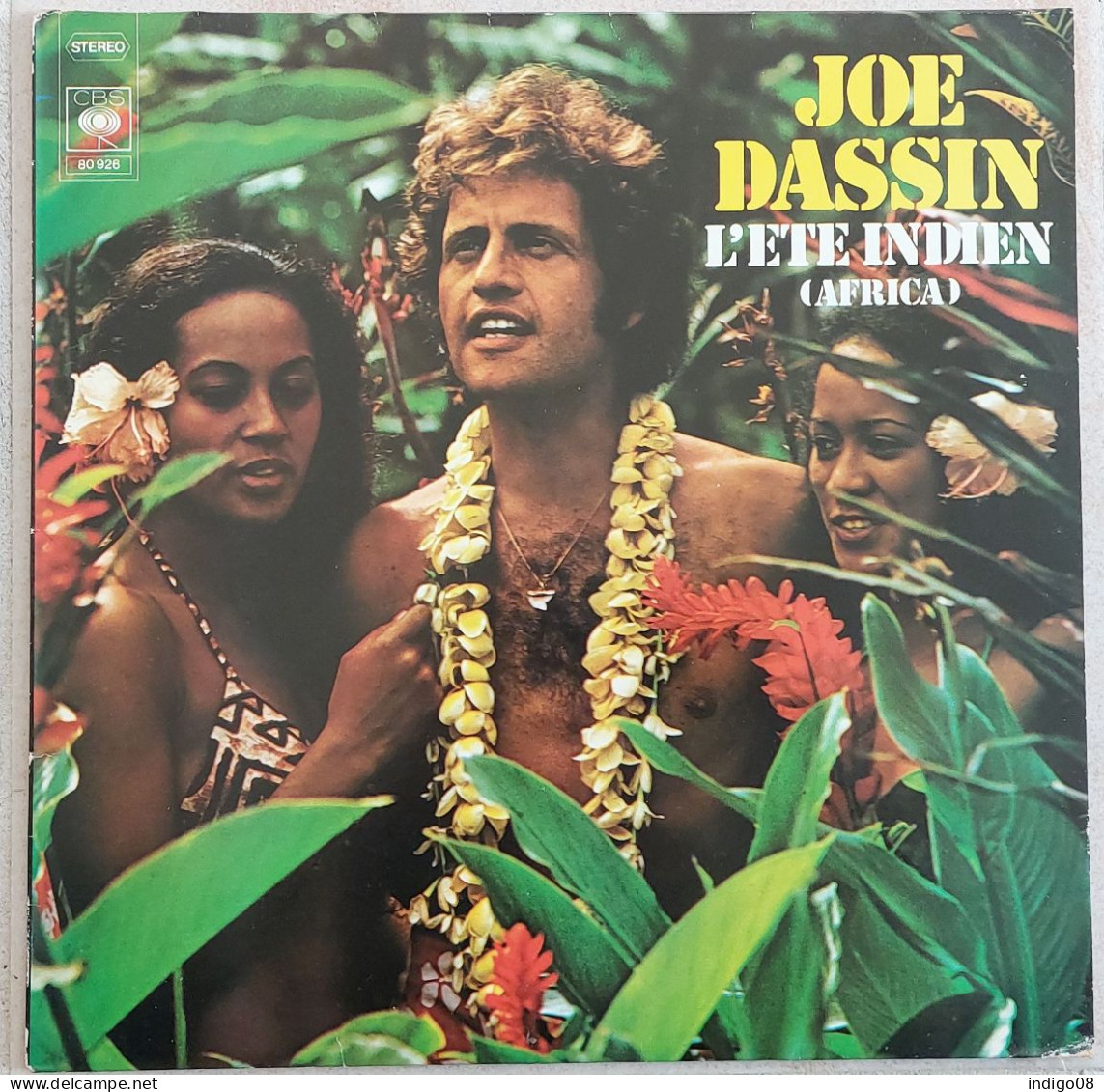 LP 33 Tours Joe Dassin L'Ete Indien (Africa) - Other - French Music