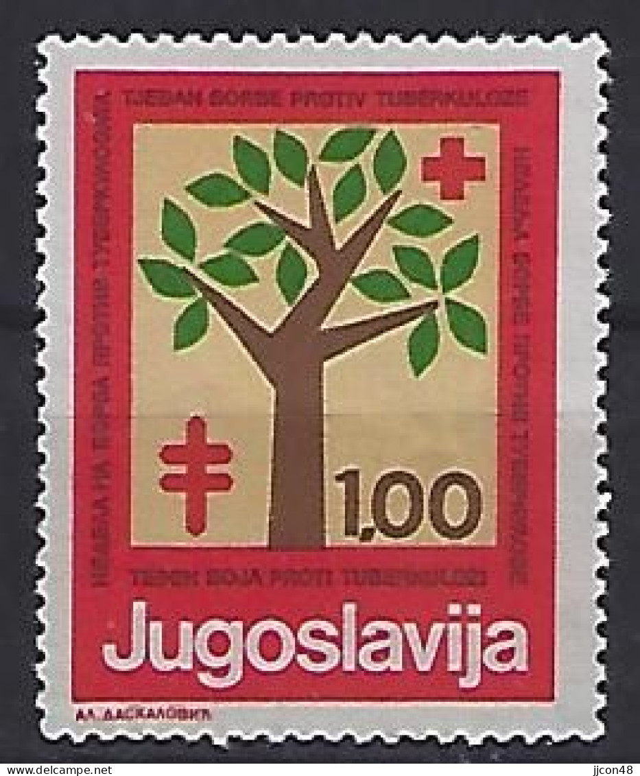 Jugoslavia 1977  Zwangszuschlagsmarken (*) MM  Mi.57 - Beneficiencia (Sellos De)