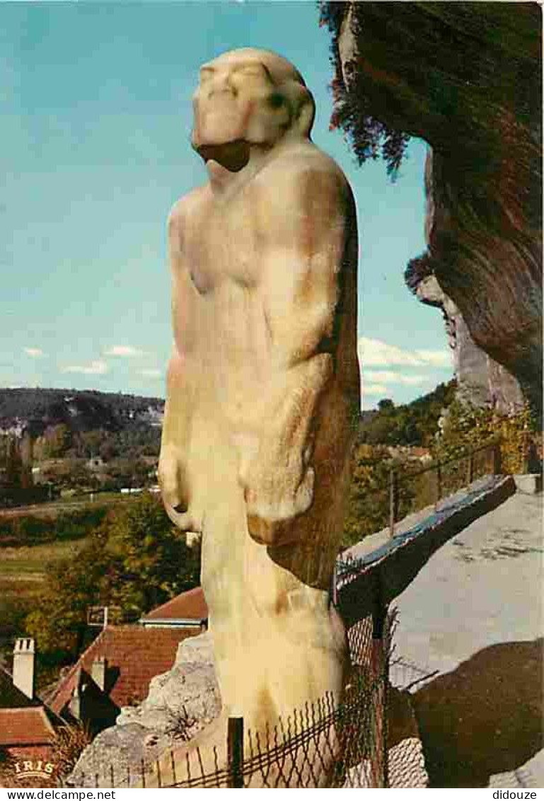 24 - Les Eyzies - Capitale De La Préhistoire - L'homme De Néanderthal Du Sculpteur Dardé - CPM - Voir Scans Recto-Verso - Les Eyzies