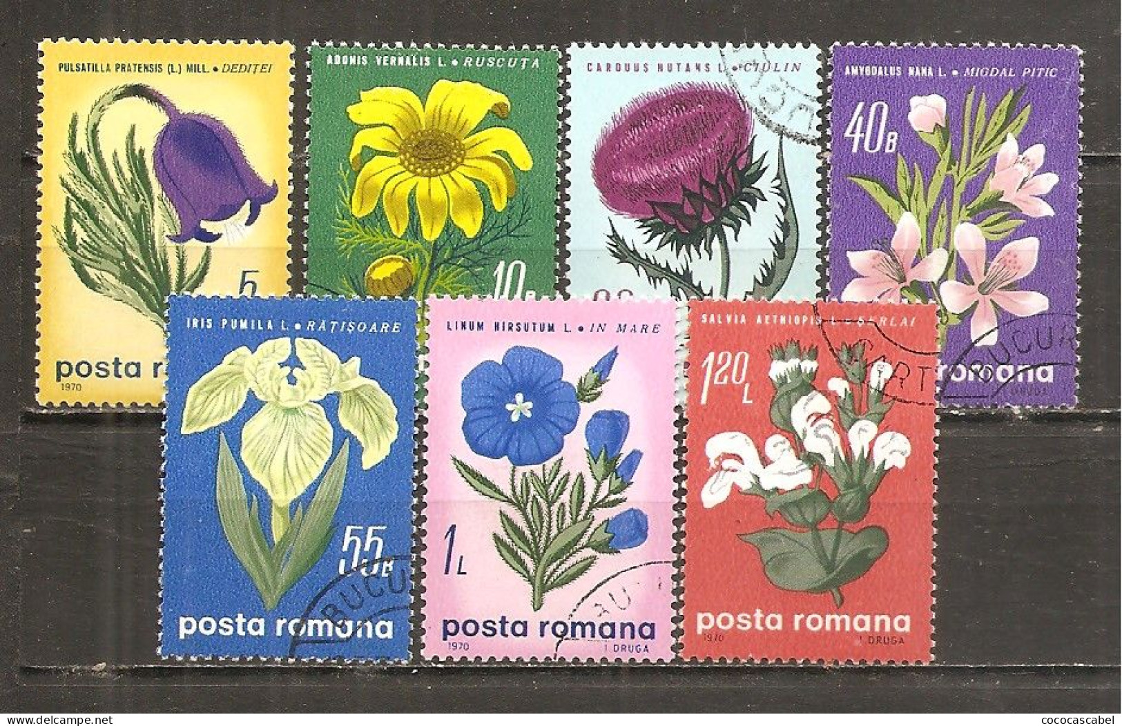 Rumanía Yvert Nº 2517-23 (usado) (o) (2521 Defectuoso) - Used Stamps