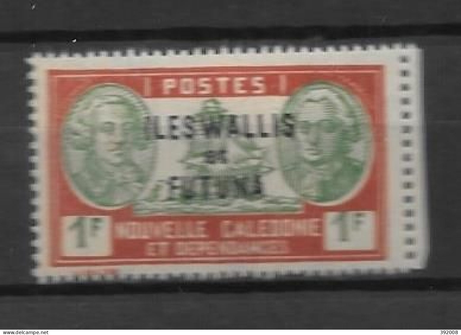1944 - 127*MH - Timbres De N.C.  Surchargés - 2 - Unused Stamps