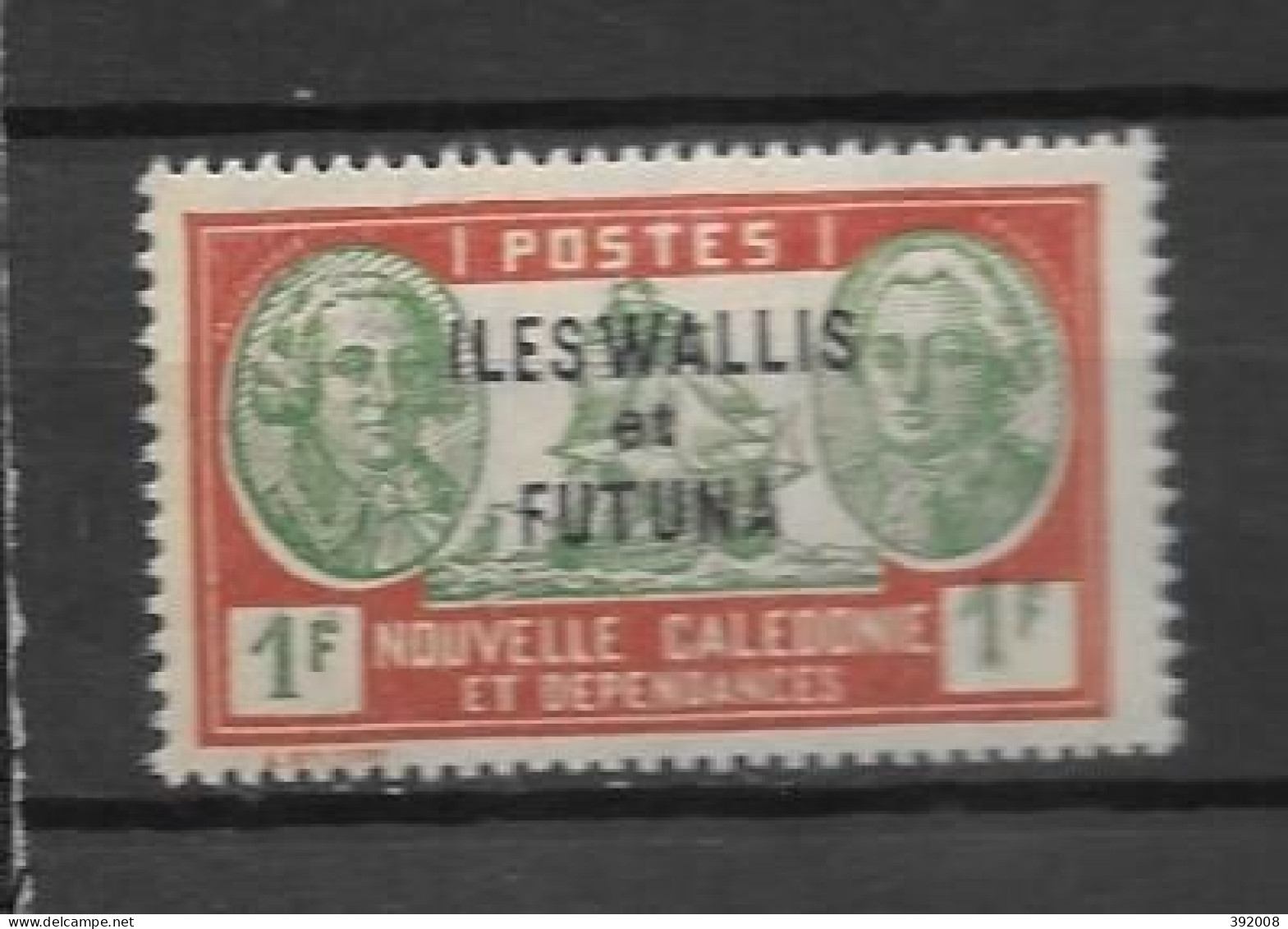 1944 - 127*MH - Timbres De N.C.  Surchargés - 1 - Unused Stamps