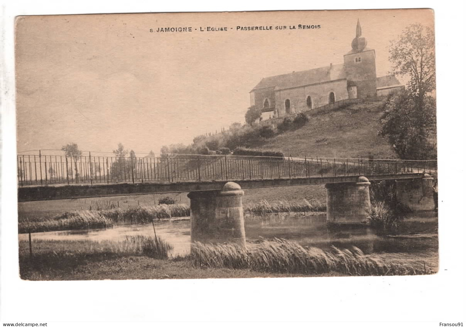 Jamoigne Passerelle Sur La Semois - Chiny