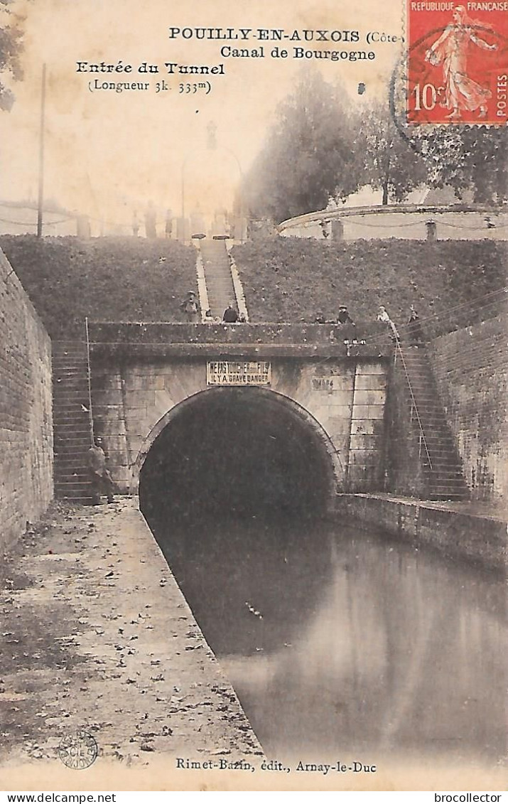 POUILLY En AUXOIS ( 21 ) - Canal De Bourgogne - Péniches