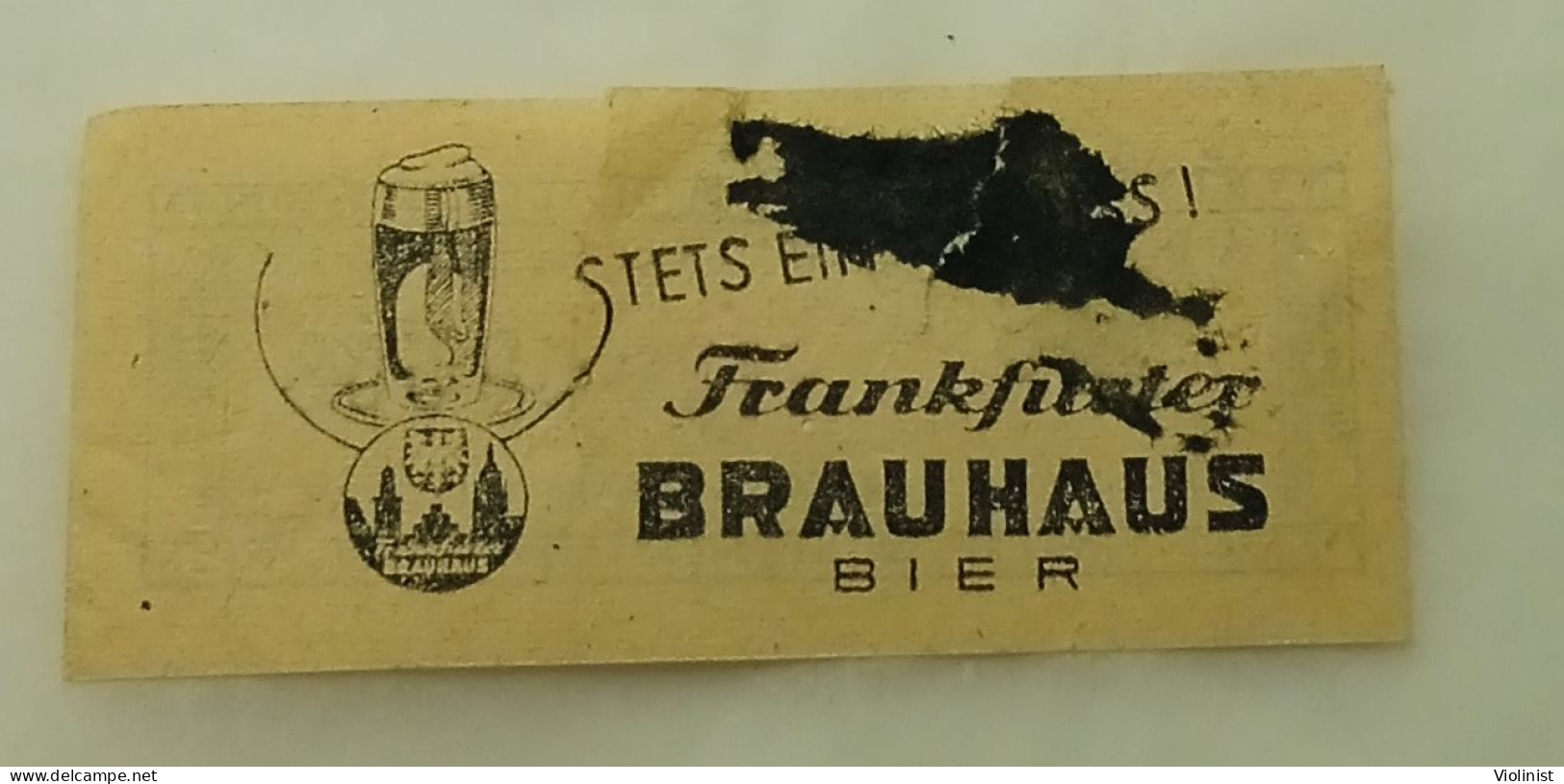 Germany-Tram Ticket-Straßenbahn Der Stadt Frankfurt A.M. - Europa