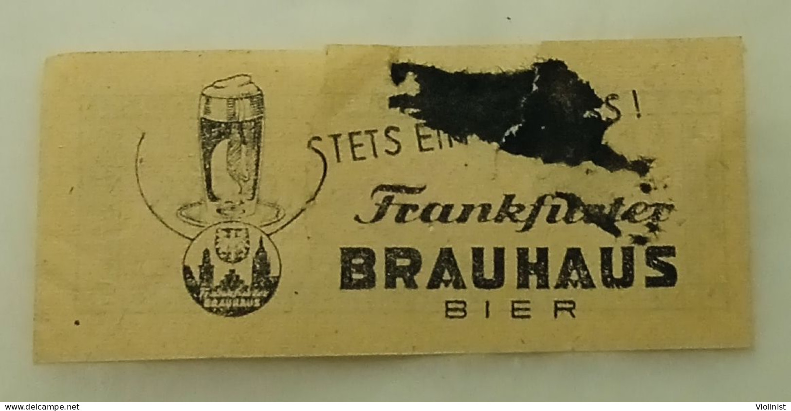 Germany-Tram Ticket-Straßenbahn Der Stadt Frankfurt A.M. - Europa