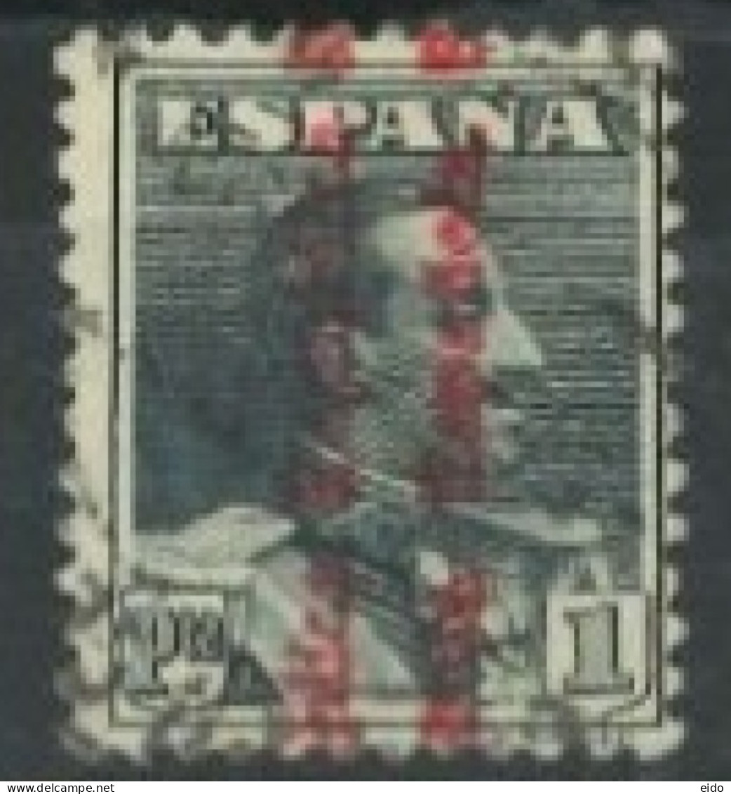 SPAIN,  1929, KING ALFONSO XIII OVERPRINTED STAMP, # 368,USED. - Oblitérés