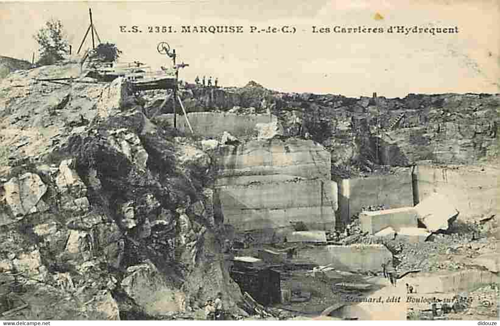 62 - Marquise - Les Carrières D'Hydrequent - Animé - Carte Vierge - CPA - Voir Scans Recto-Verso - Marquise