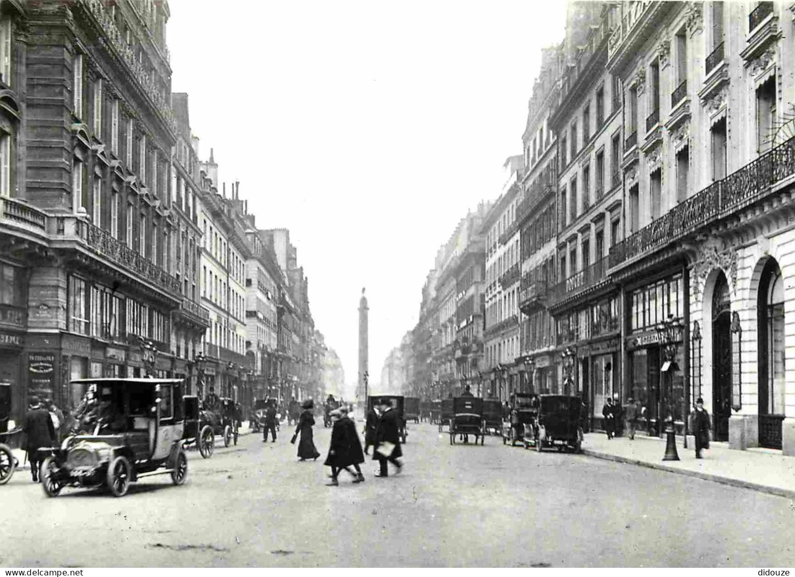 Reproduction CPA - 75 Paris - La Rue De La Paix - Automobiles - Paris 1900 - CPM - Carte Neuve - Voir Scans Recto-Verso - Ohne Zuordnung