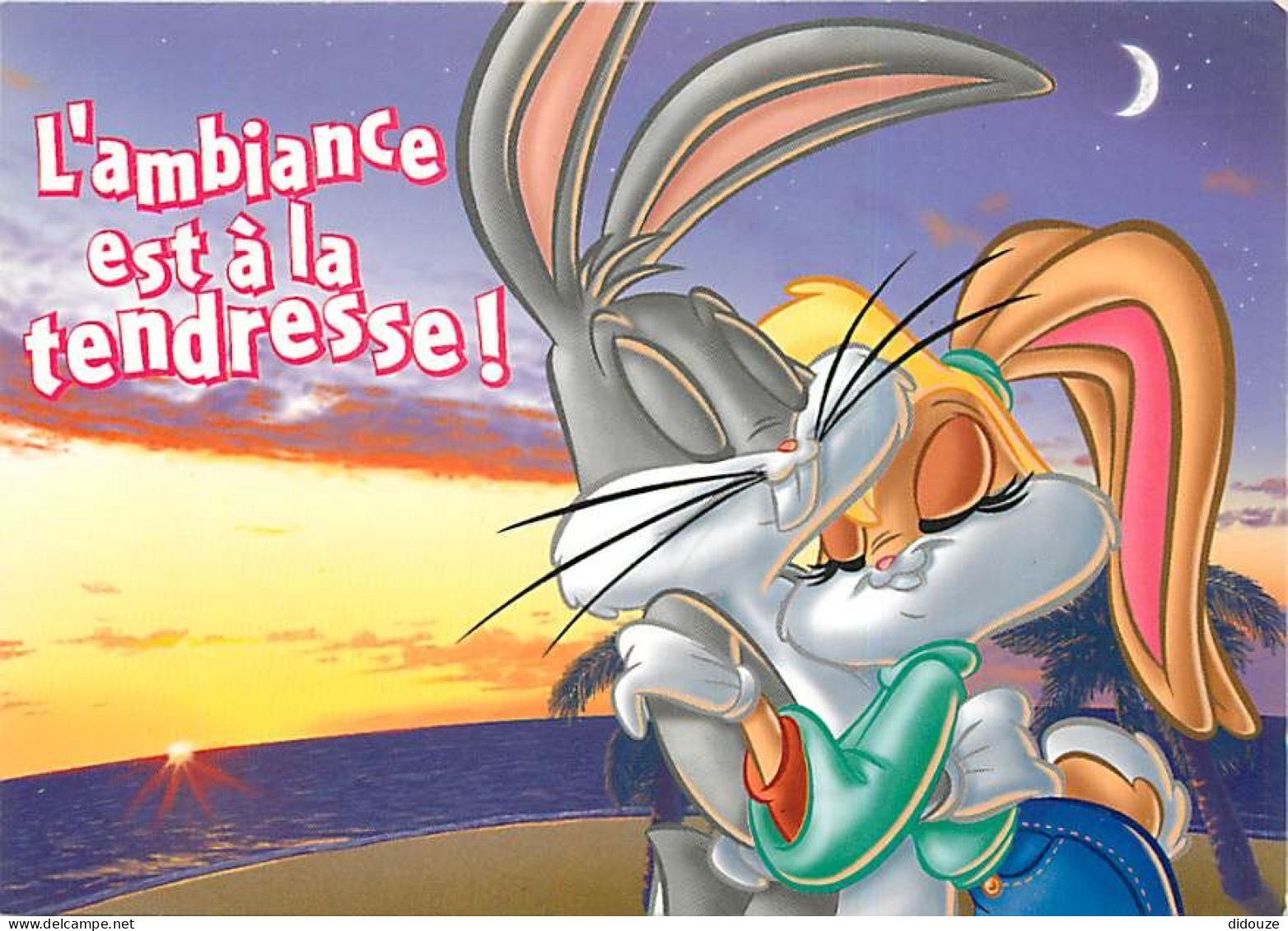 Bandes Dessinées - Looney Tunes - Bugs Bunny - Lola Bunny - Illustration - Carte Neuve - CPM - Voir Scans Recto-Verso - Fumetti