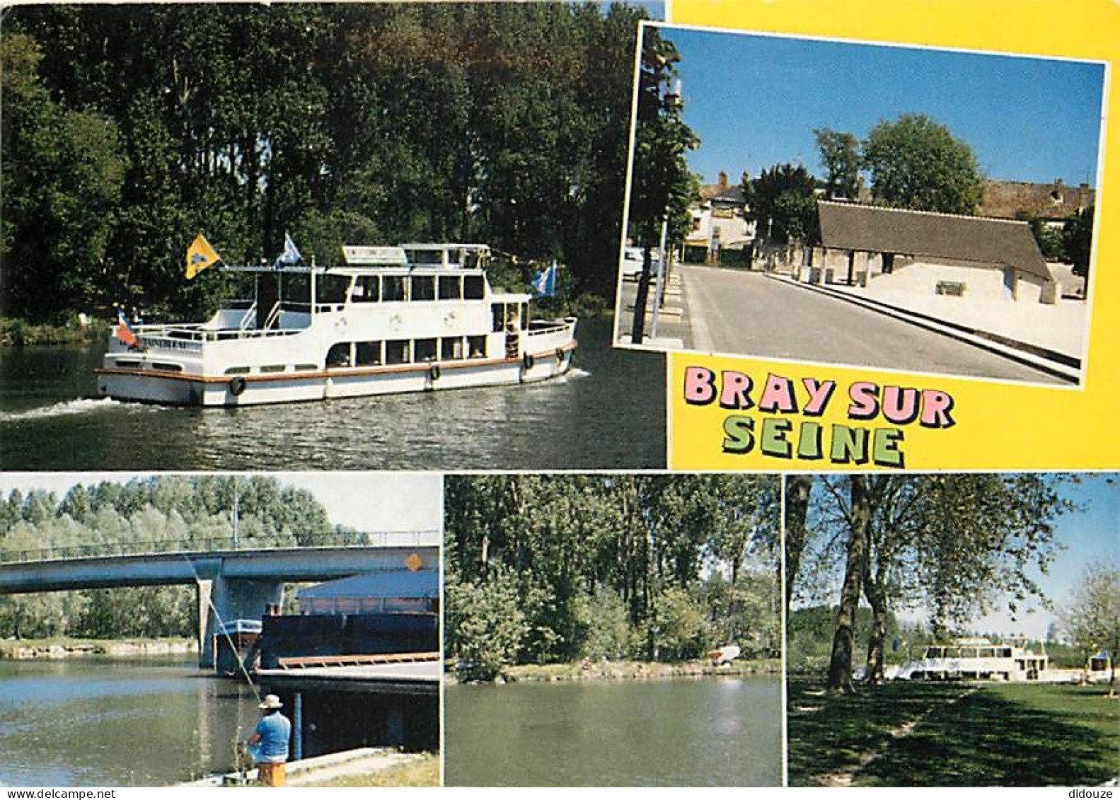 77 - Bray Sur Seine - Multivues - Vedette - Bateaux - CPM - Voir Scans Recto-Verso - Bray Sur Seine