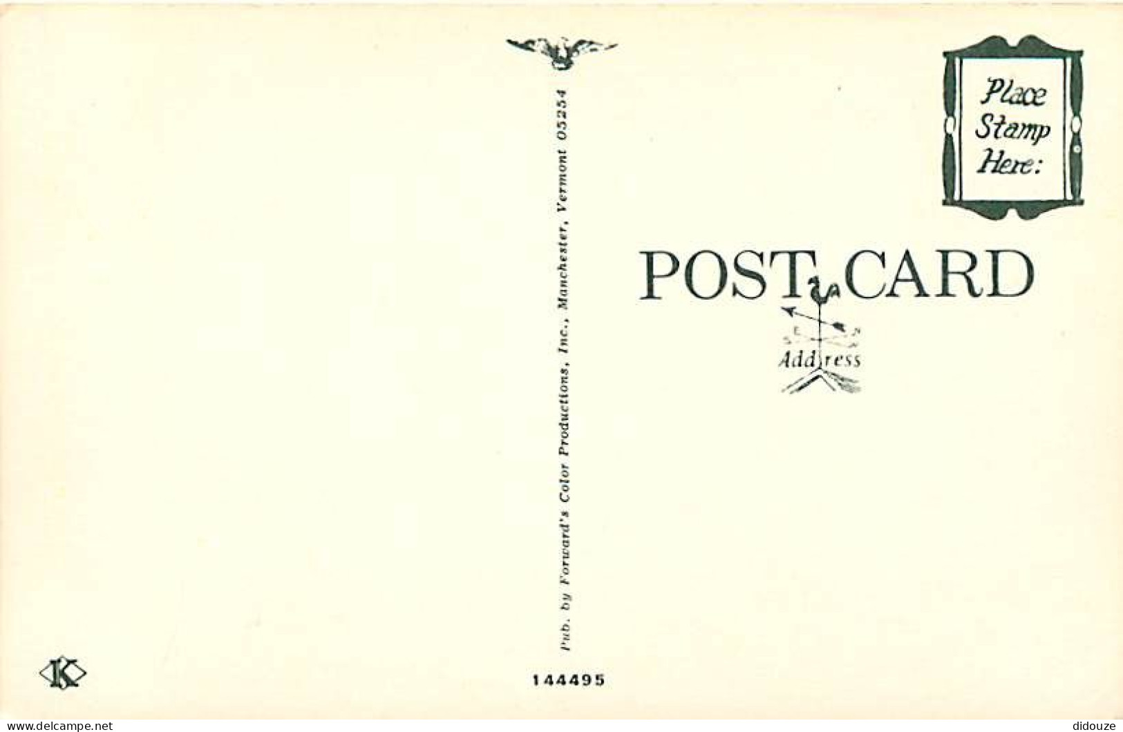 Etats Unis - Etat Du Vermont - Multivues - Carte Géographique - Etat Du Vermont - Vermont State - CPSM Format CPA - Cart - Otros & Sin Clasificación