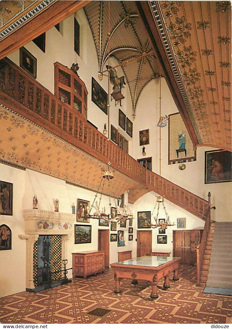 Belgique - Zedelgem - Le Château De Loppem - Het Kasteelvan Loppem - Le Hall Voûté Et Sa Galerie De Tableaux - De Beukvo - Zedelgem