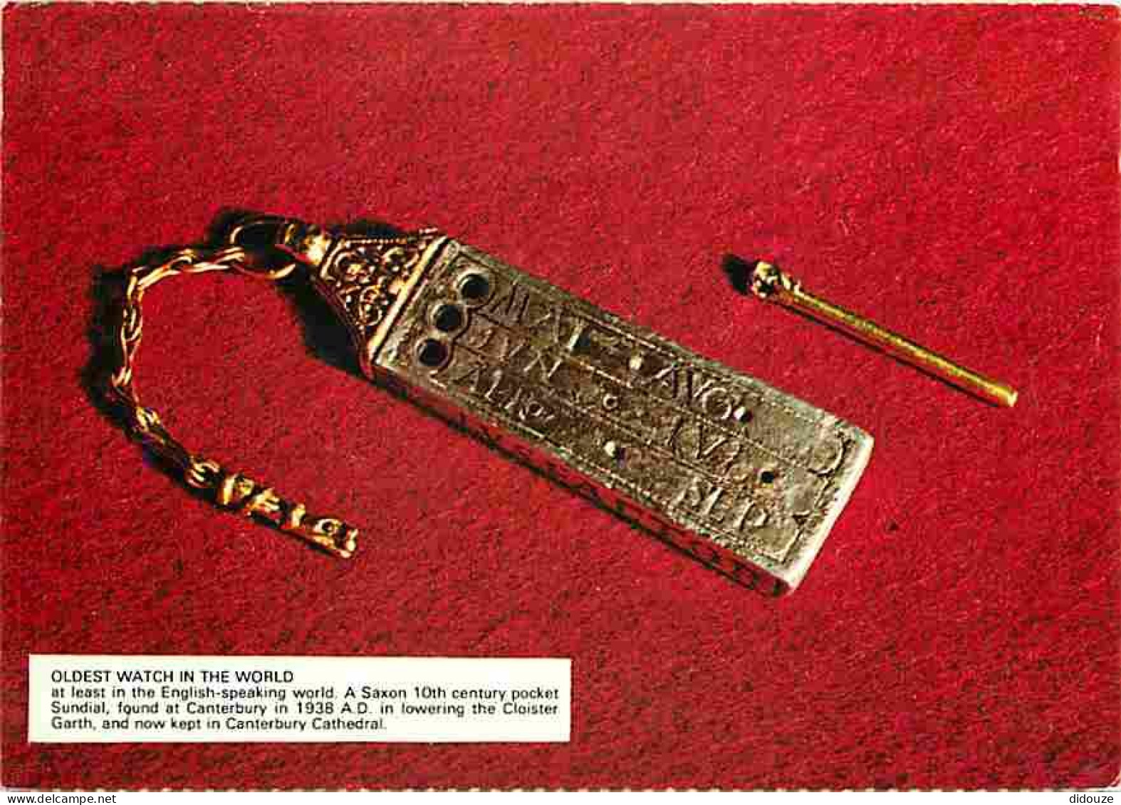 Art - Antiquités - Description And Method Of Use - A Tablet Of Silver With A Gold Cap And Chain - CPM - Voir Scans Recto - Antiquité