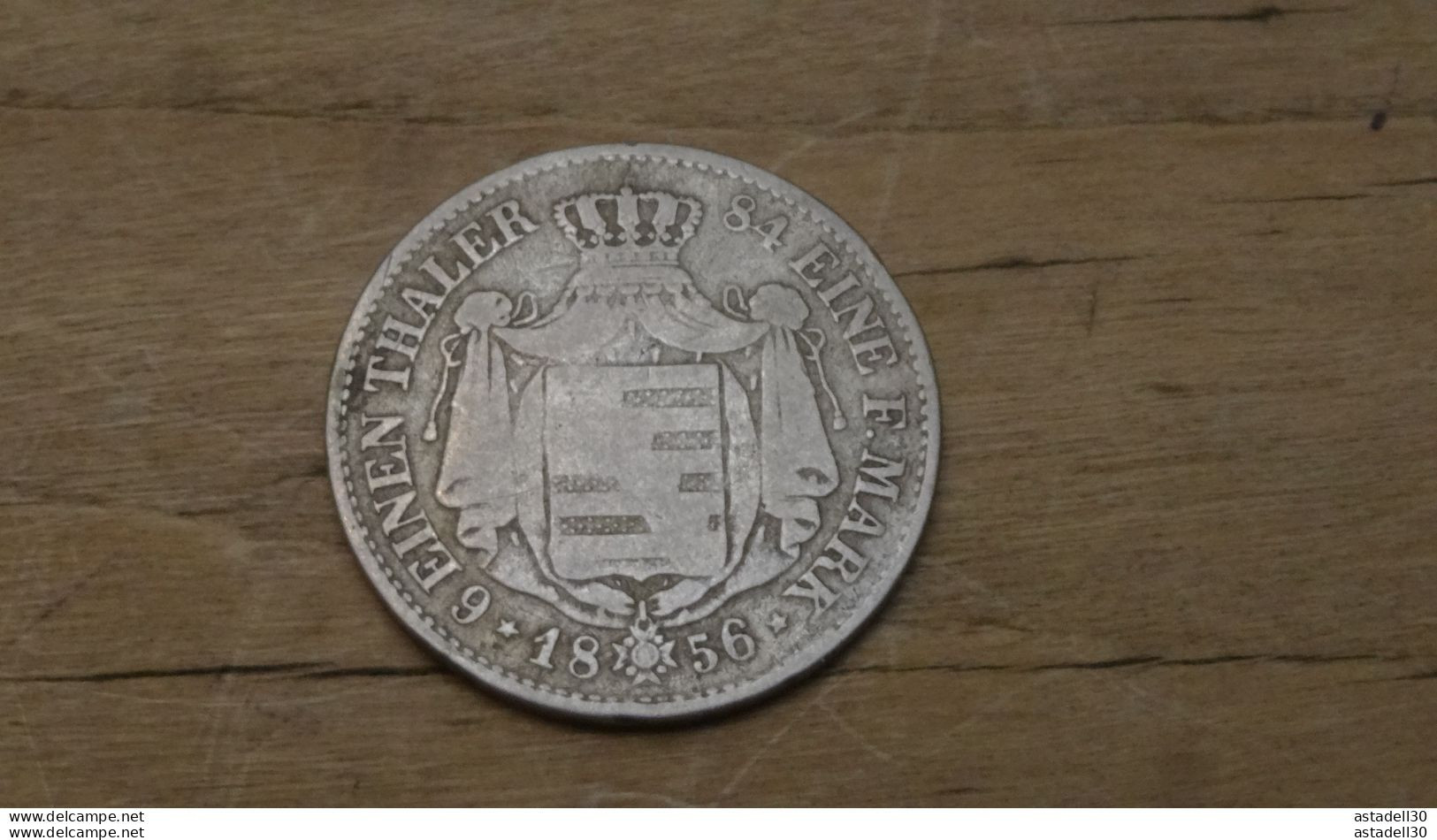 SACHSEN, SAXE, 1/6 Thaler 1856  ......PHI....  ALL-16 - Monedas Pequeñas & Otras Subdivisiones
