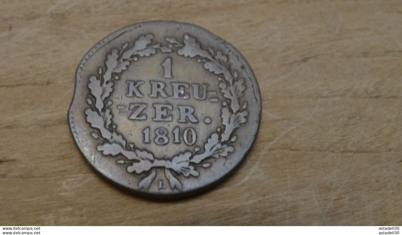 NASSAU, 1 Kreuzer 1810  ......PHI....  ALL-12 - Monedas Pequeñas & Otras Subdivisiones