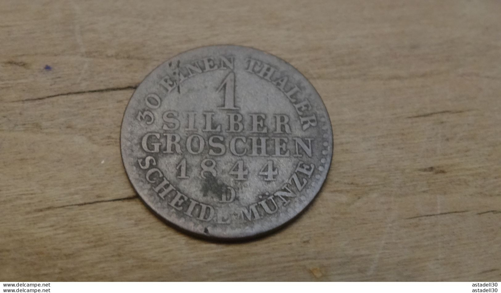 PRUSSE, PREUSSEN : 1 Groschen 1844  ......PHI....  ALL-10 - Kleine Munten & Andere Onderverdelingen