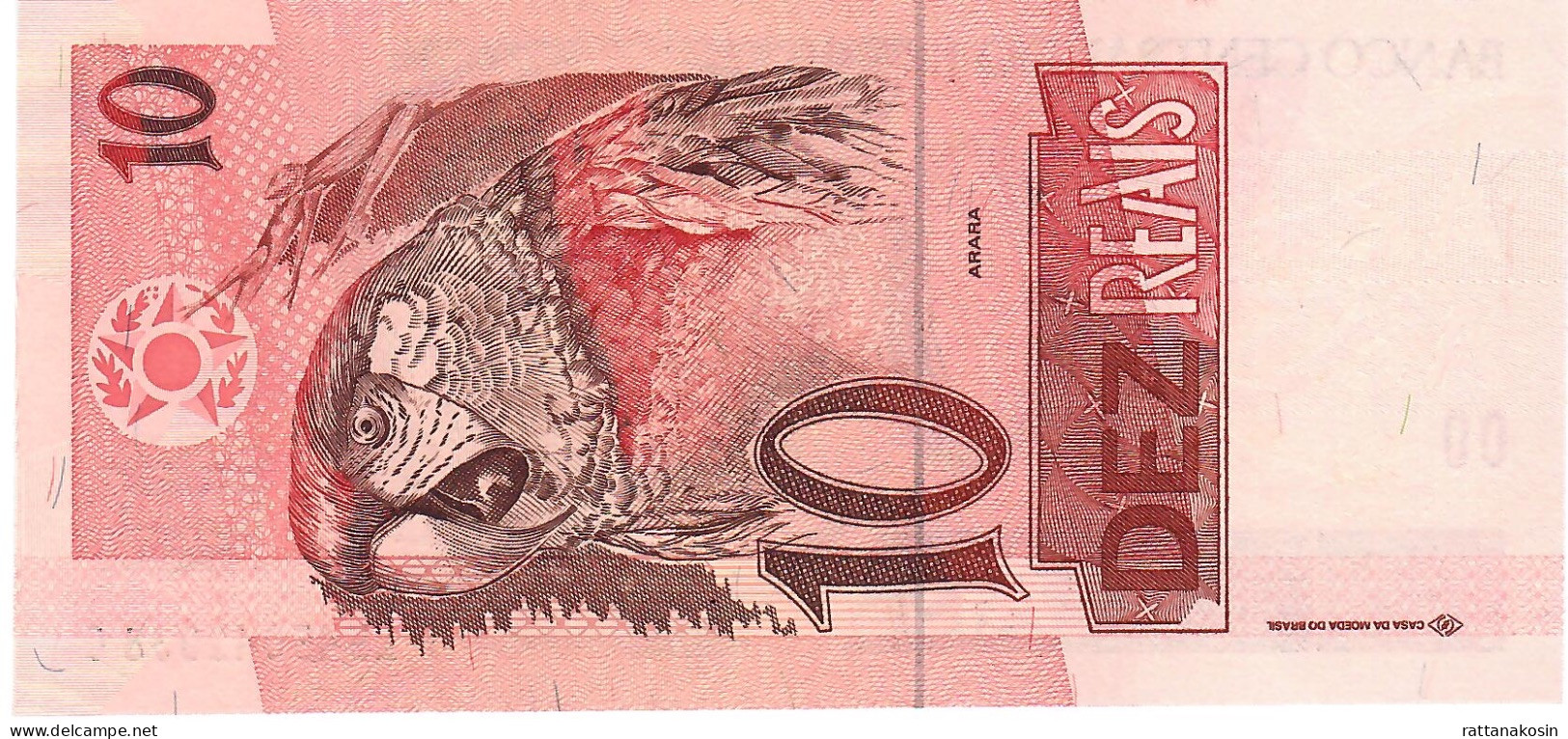 BRAZIL P245A 10 REAIS 2001  #F/C Signature 28b  UNC. - Brasilien