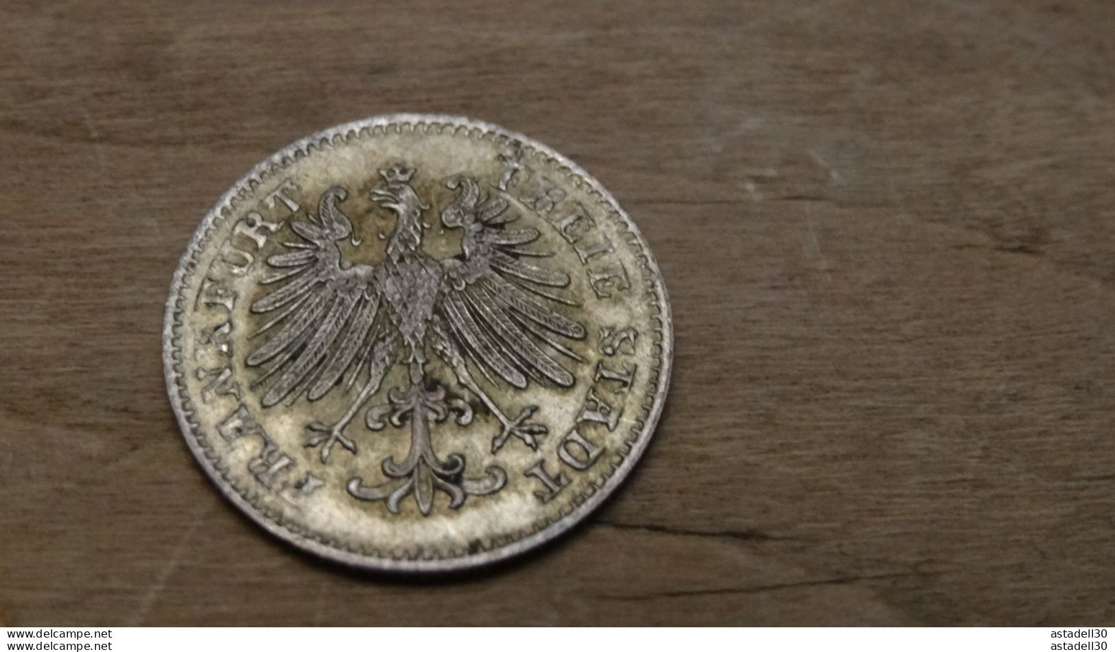 , German States FRANKFURT, 3 Kreuzer 1856 ......PHI....  ALL-3 - Groschen & Andere Kleinmünzen