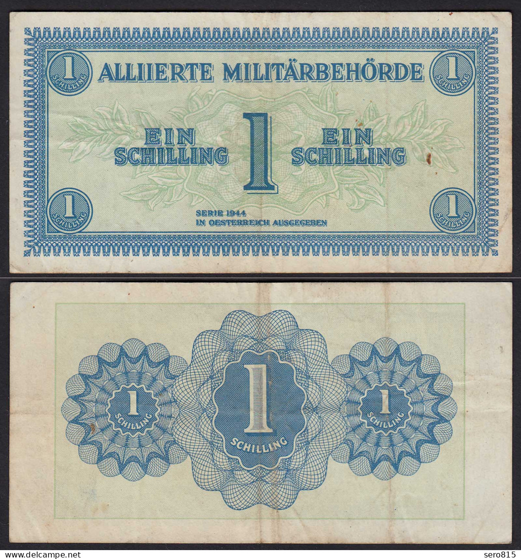 Österreich - Austria 1944 - 1 Schilling Alliierte Militärbehörde VF Pick 103  - Oostenrijk